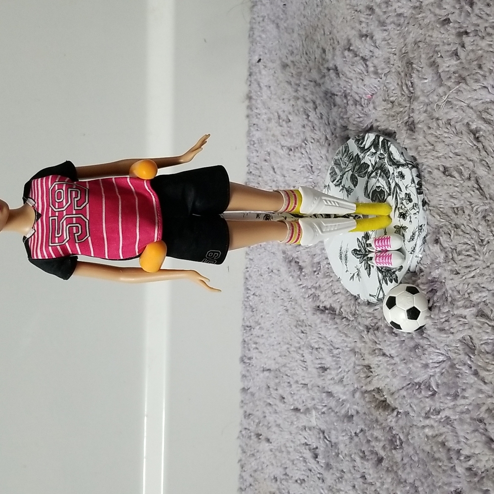 Barbie soccer outfit